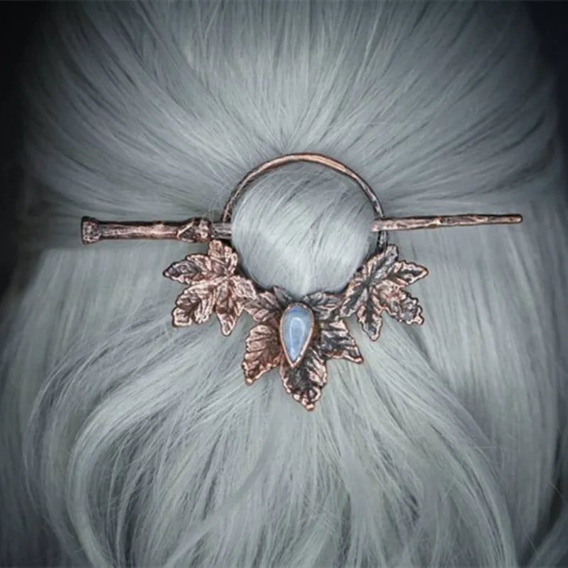 Moonstone Copper Hair Sticks