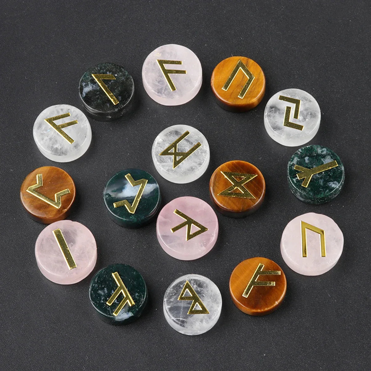 Round Crystal Runes