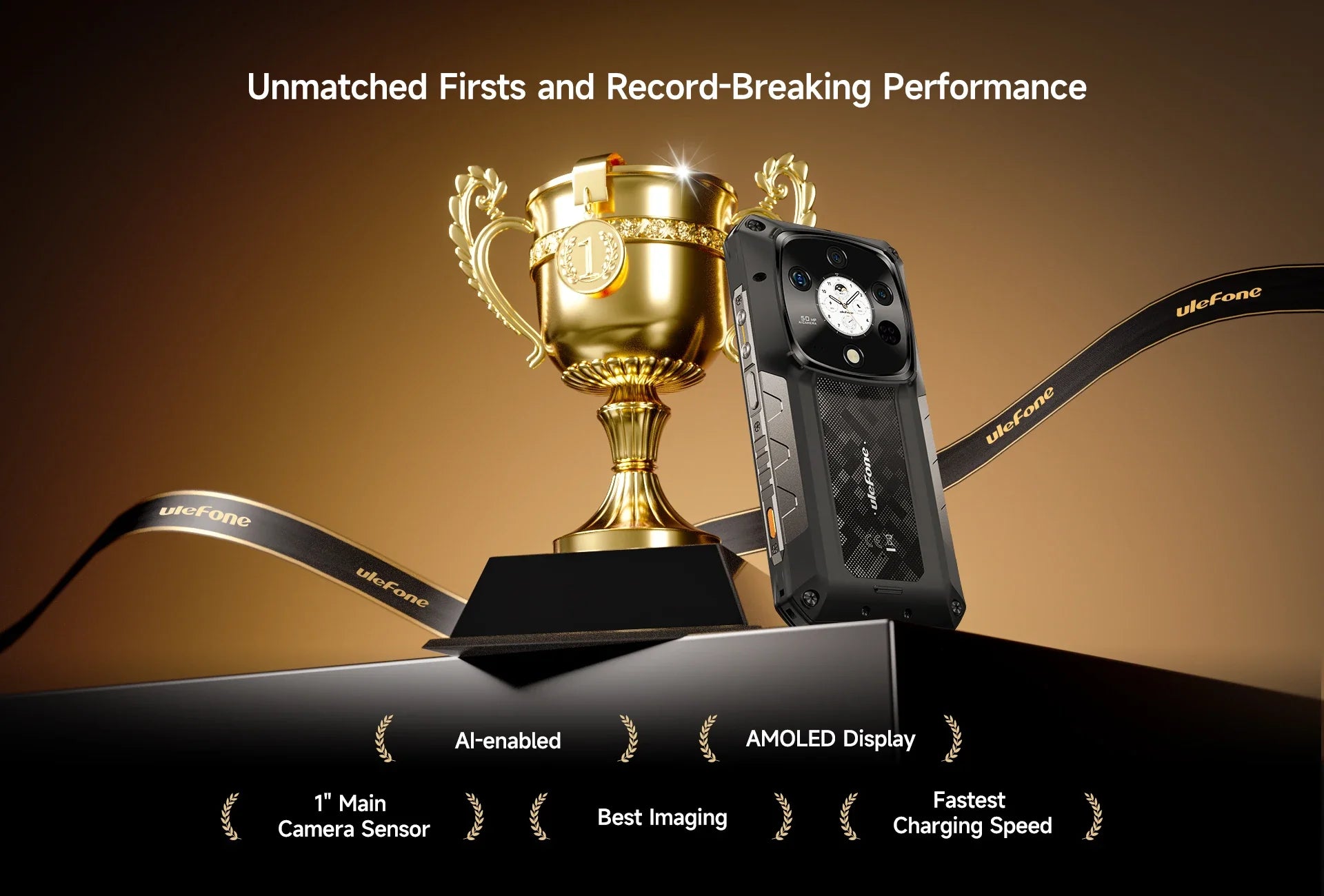 Ulefone Armor 28 Pro 5G AI Rugged Phone 512GB ROM Smartphone 120W MTK Dimensity 7300  10600mAh 6.67”AMOLED 64MP Mobile phone