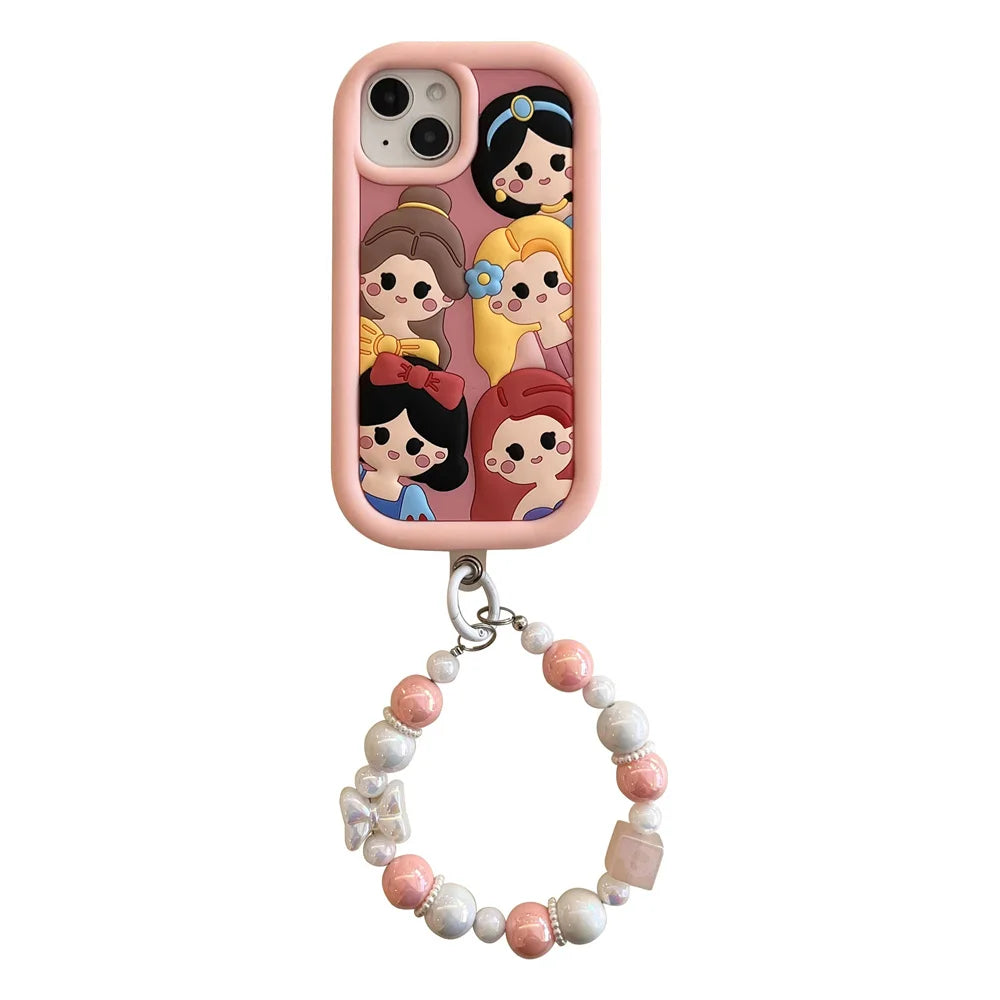 3D Stereoscopic Disney Jasmine The Princesses Phone Case