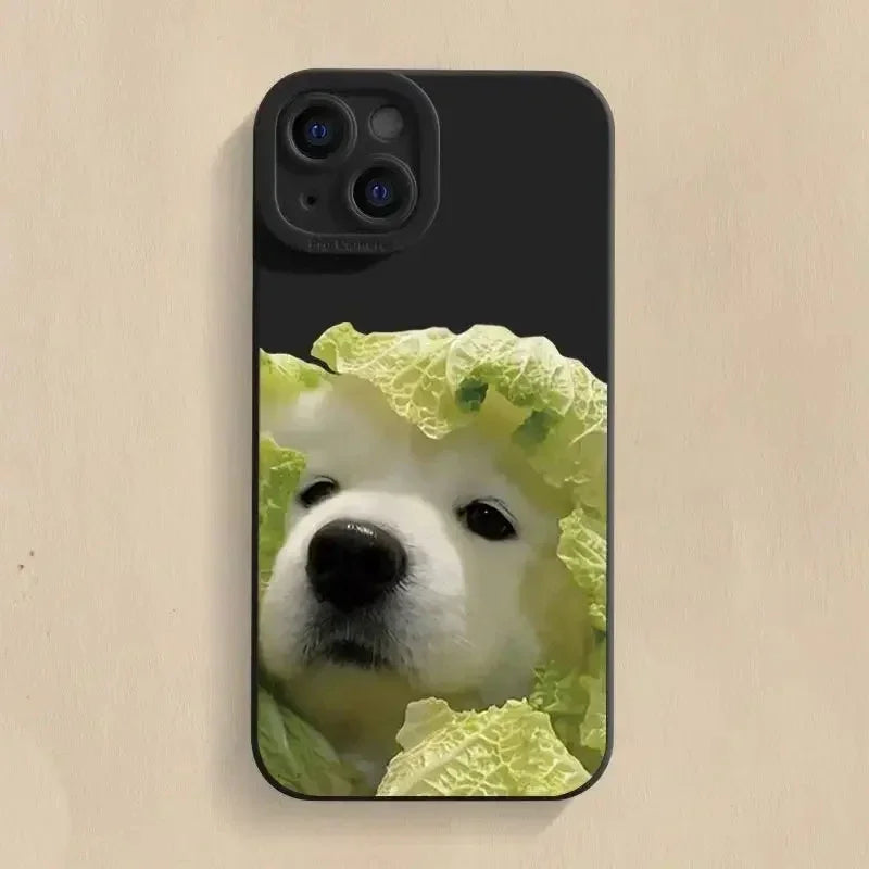 Cute Bread Dog Soft Phone Case