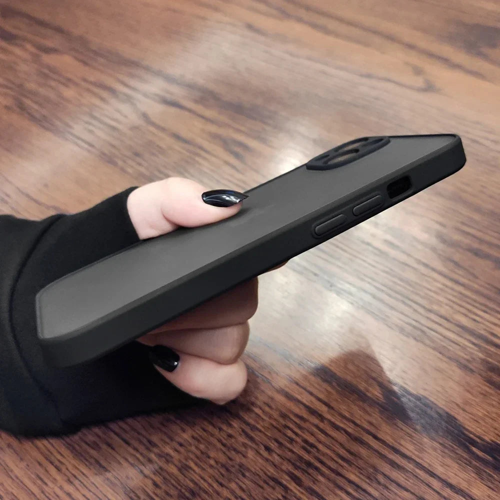 Luxury Shockproof Matte Phone Case