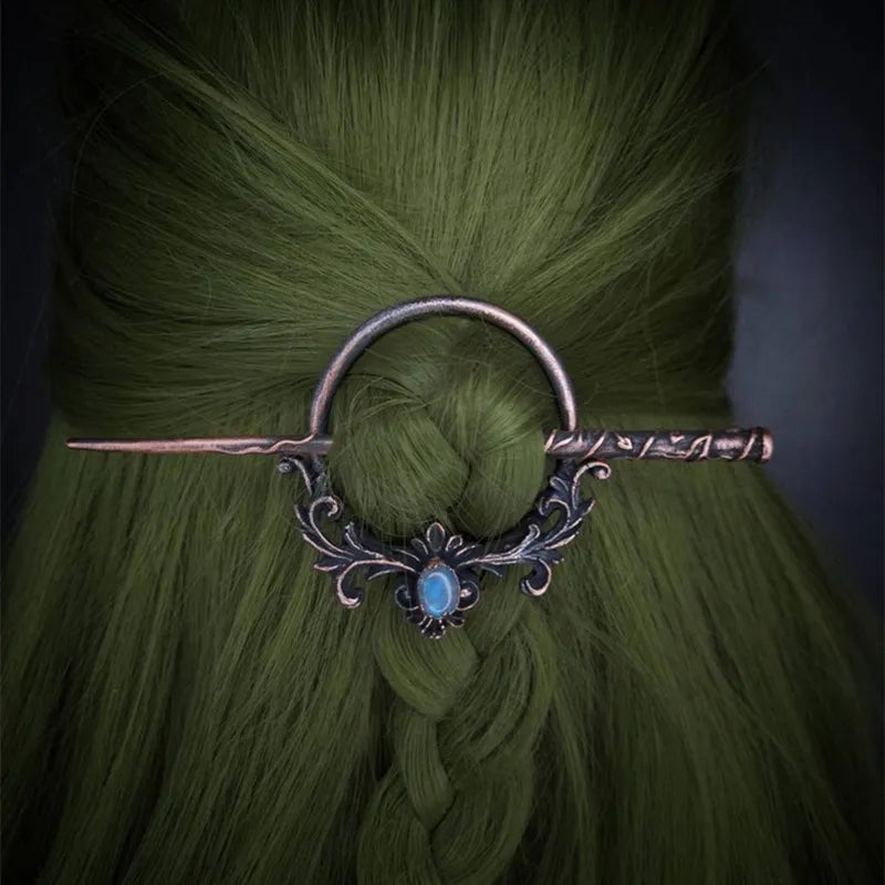 Moonstone Copper Hair Sticks