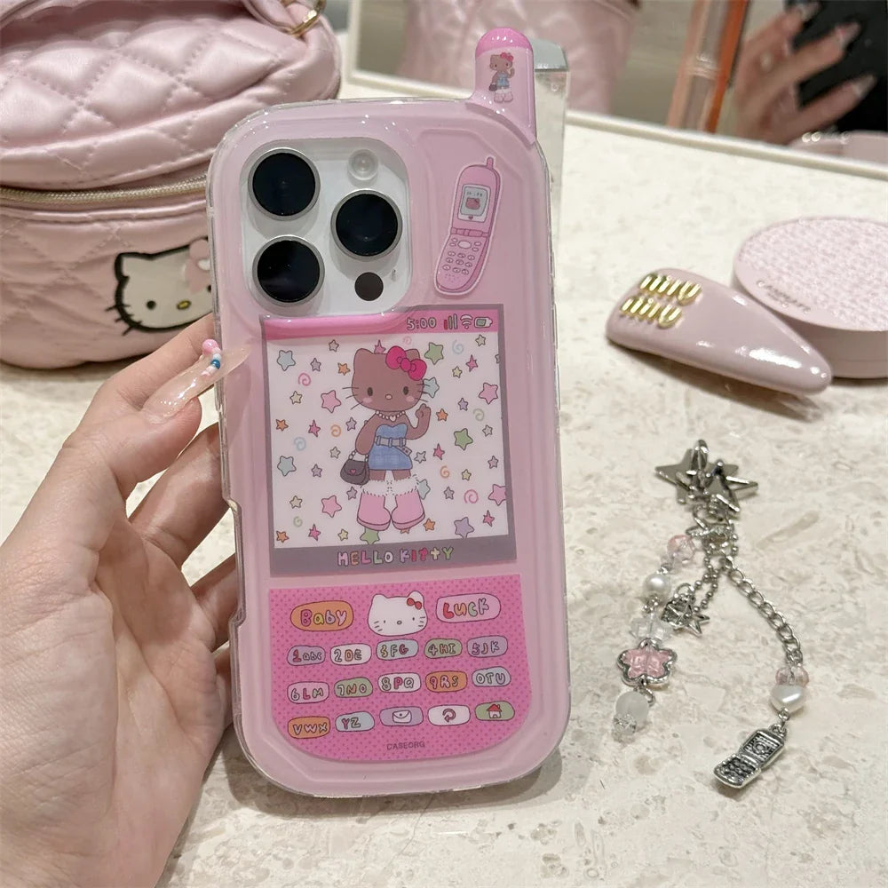 Pink Cute Hello Kitty Mobile Phone Case