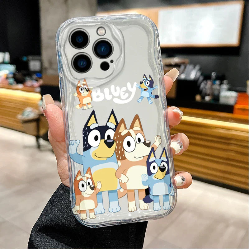 Cartoon Dog Soft White Phone Case For iPhone