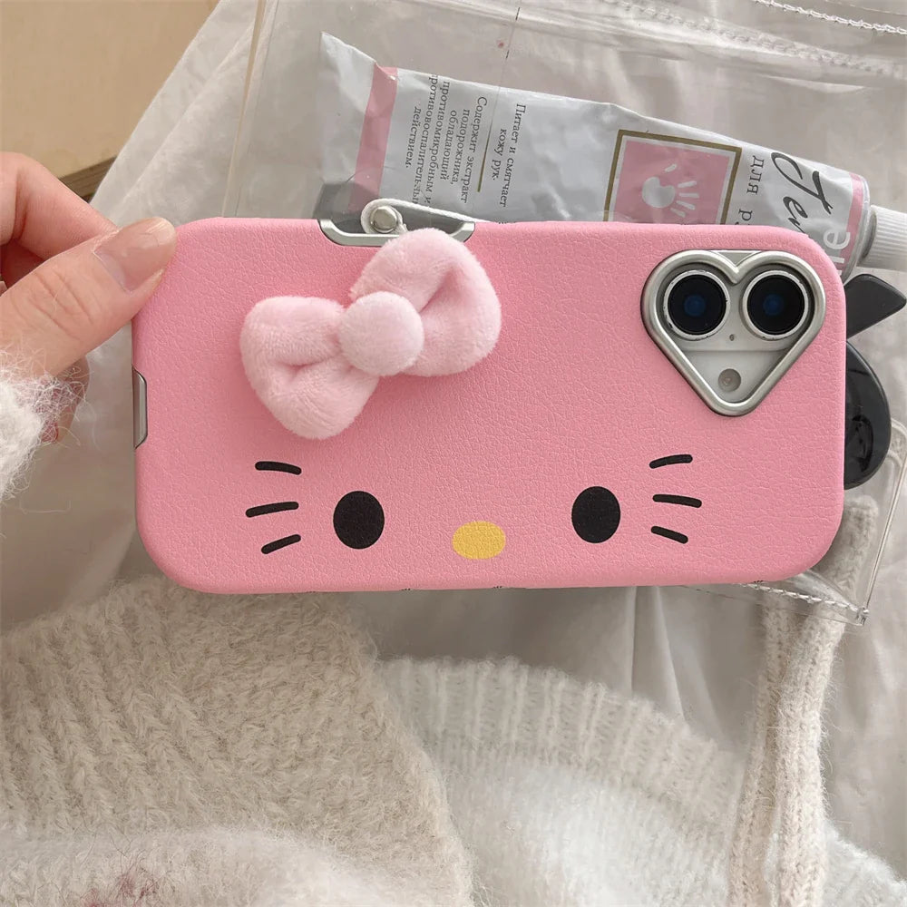 Fashion Hello Kitty Pattern Horizontal Phone Case