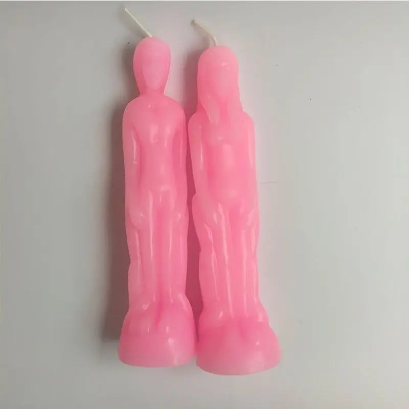 Female and Male Figurine Candles