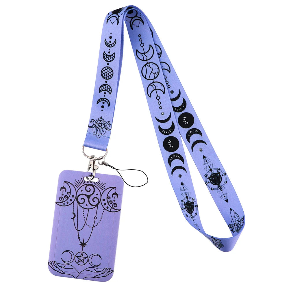 Witchy Lanyard Key Ring Badge