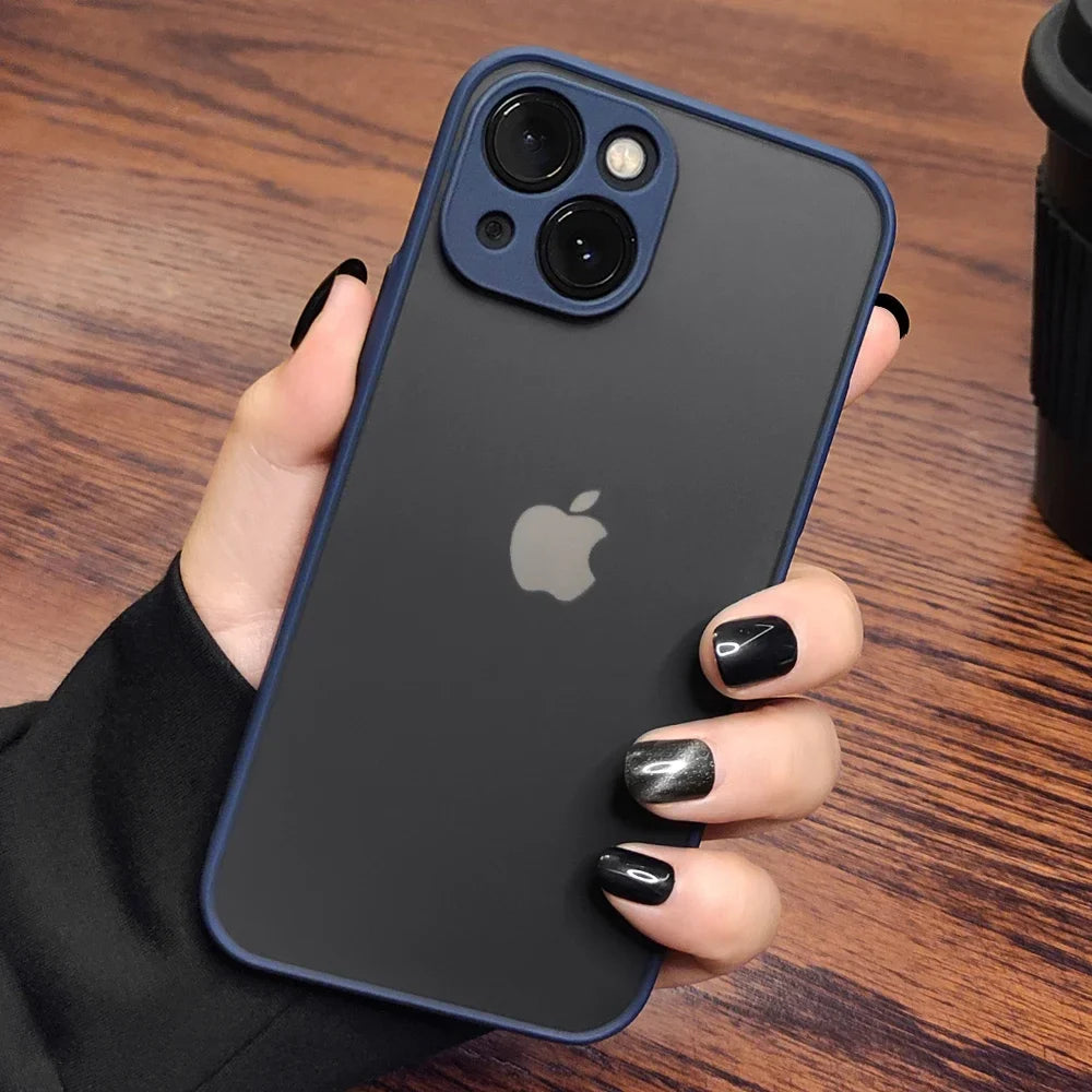 Luxury Shockproof Matte Phone Case