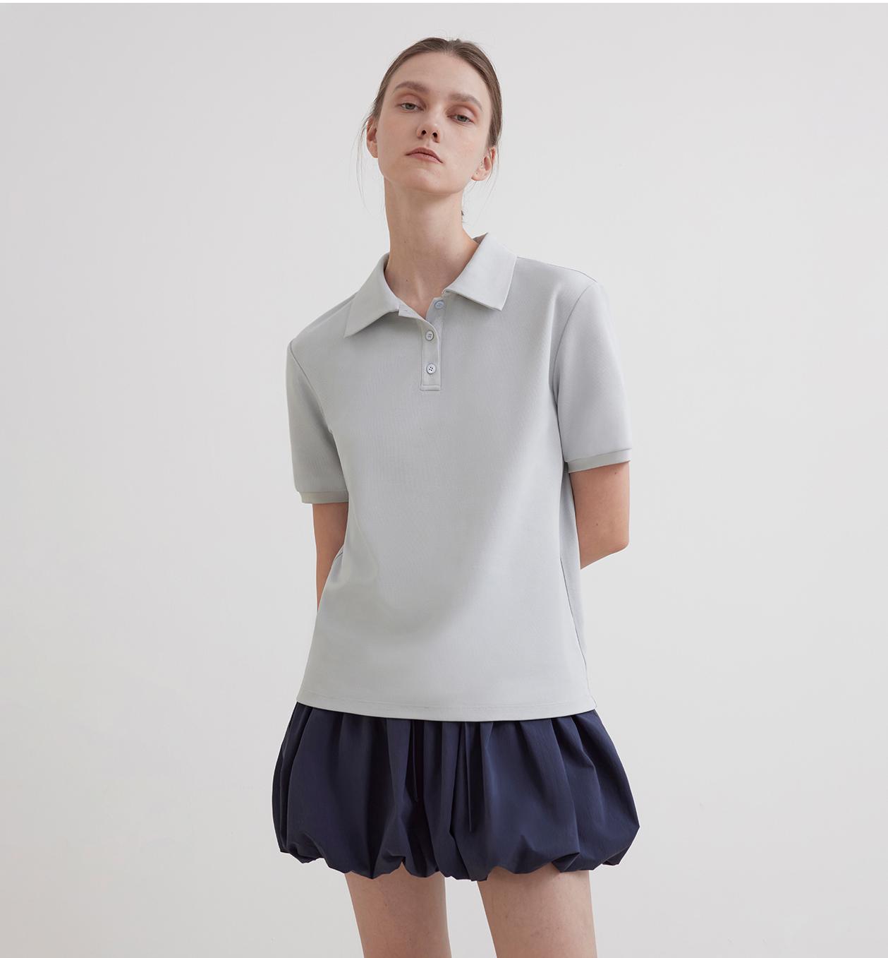 "Graeme" short-sleeved T-shirt with lapel polo shirt-5