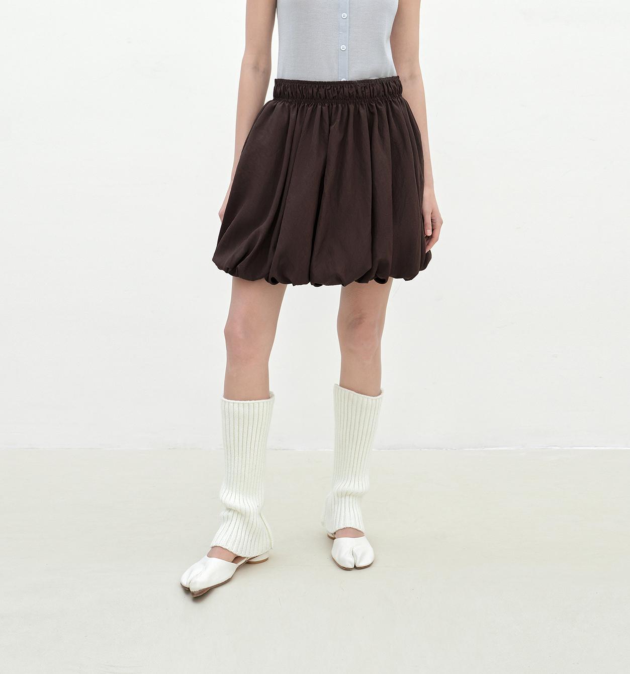 "Bubble Park" elastic waist three-dimensional flower bud new skirt-5