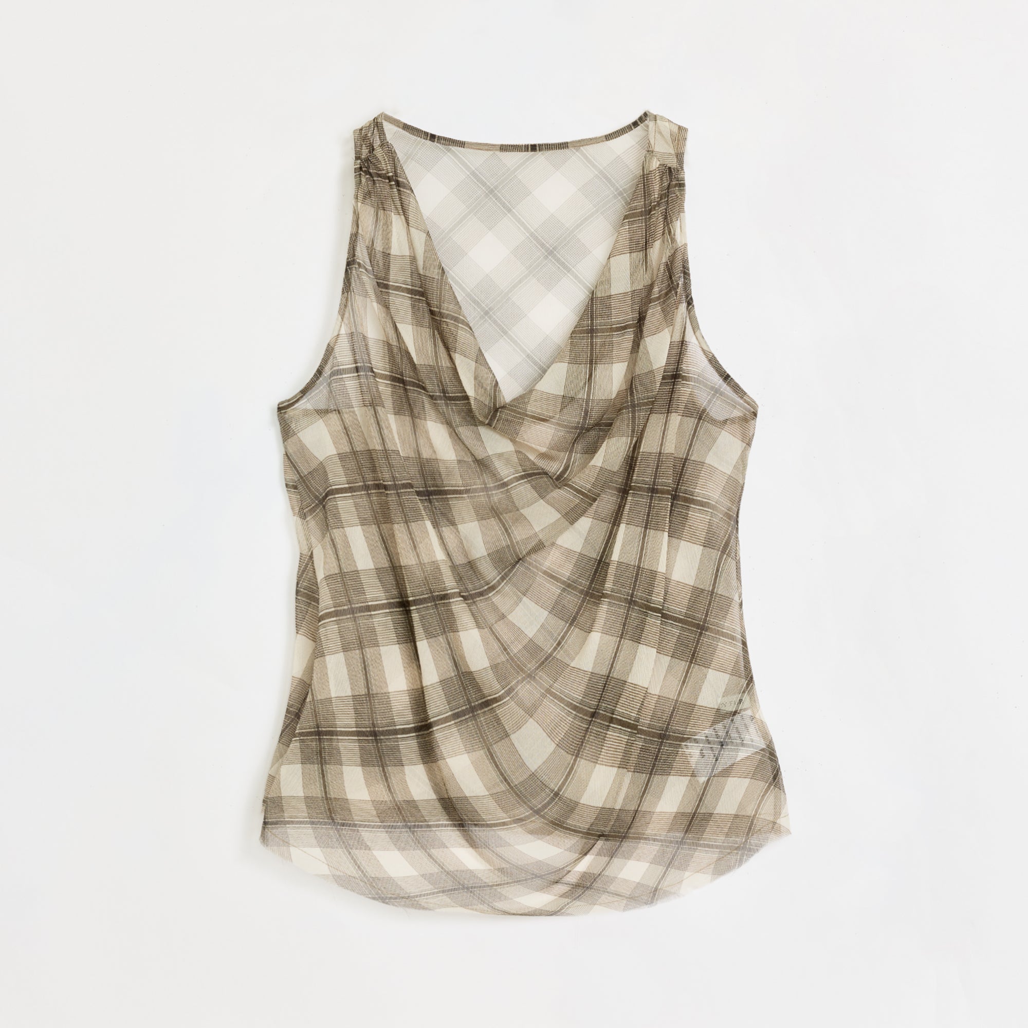 "Light and Elegant in Summer" Retro Plaid/Heavy-duty Meteor Hot Diamond Waist Vest Summer-5