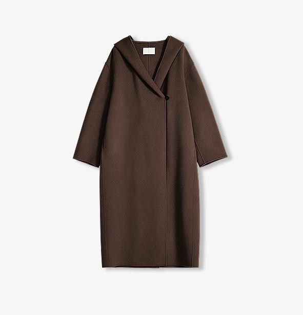 Fireladyfur Women's Hooded Cape | Australian Wool & Cashmere Blend"Magic World"-6