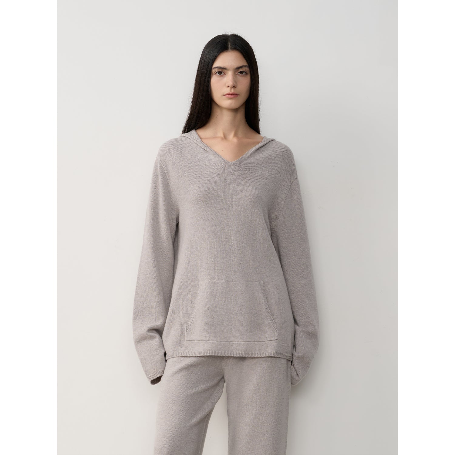 "Warm and waxy music" Australian merino wool knitted suit-2