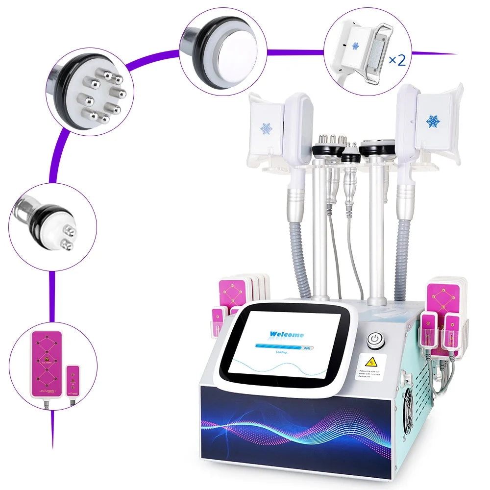 Shape Tactics Advanced 5-in-1 Cryolipolysis 40K Cavitation RF Lipo Laser System