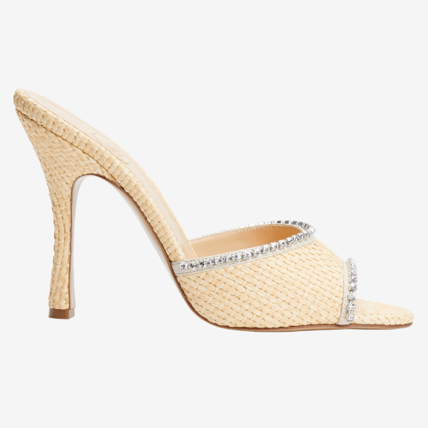 Raffia Mules 90