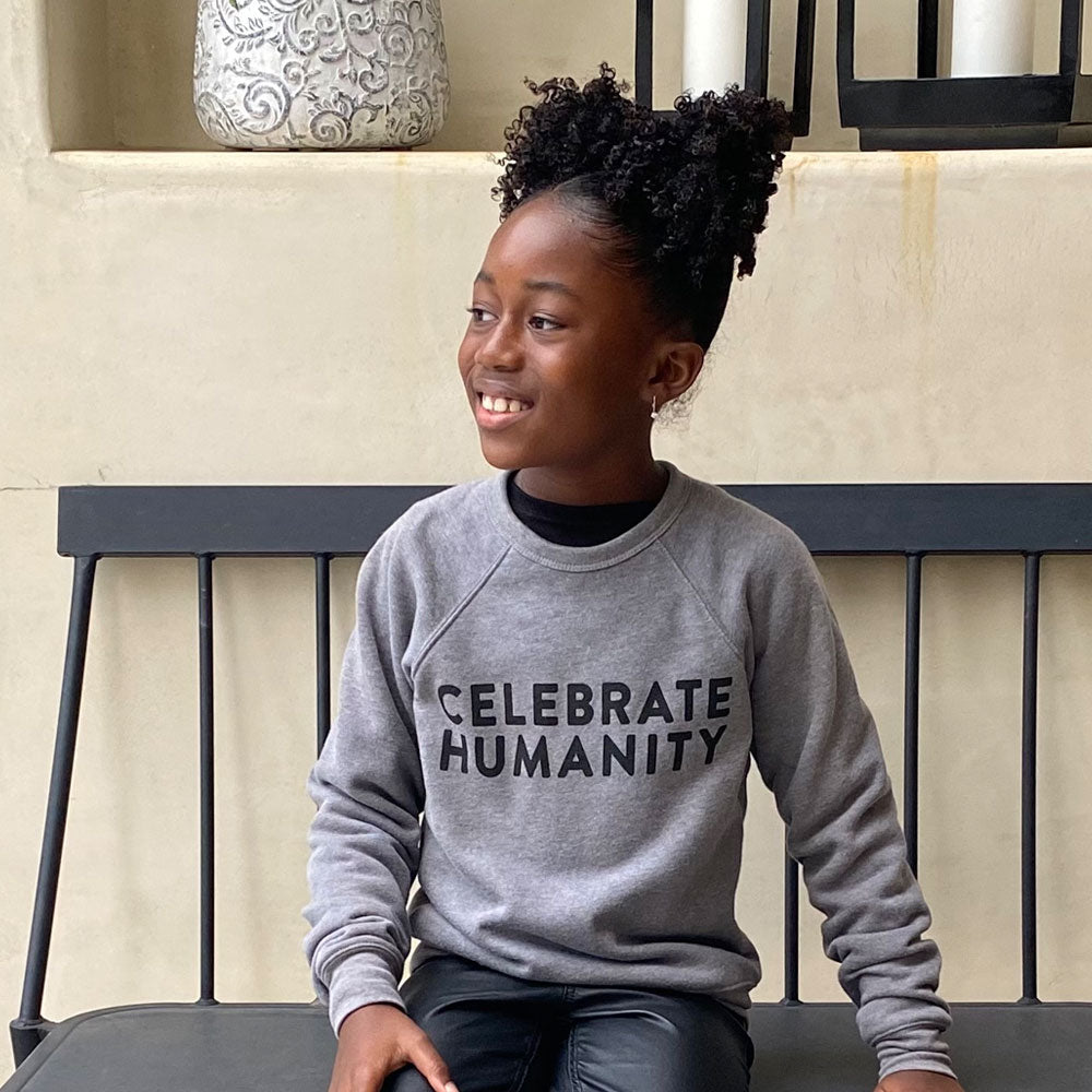 CELEBRATE HUMANITY SWEATSHIRT | YOUTH CREWNECK-0