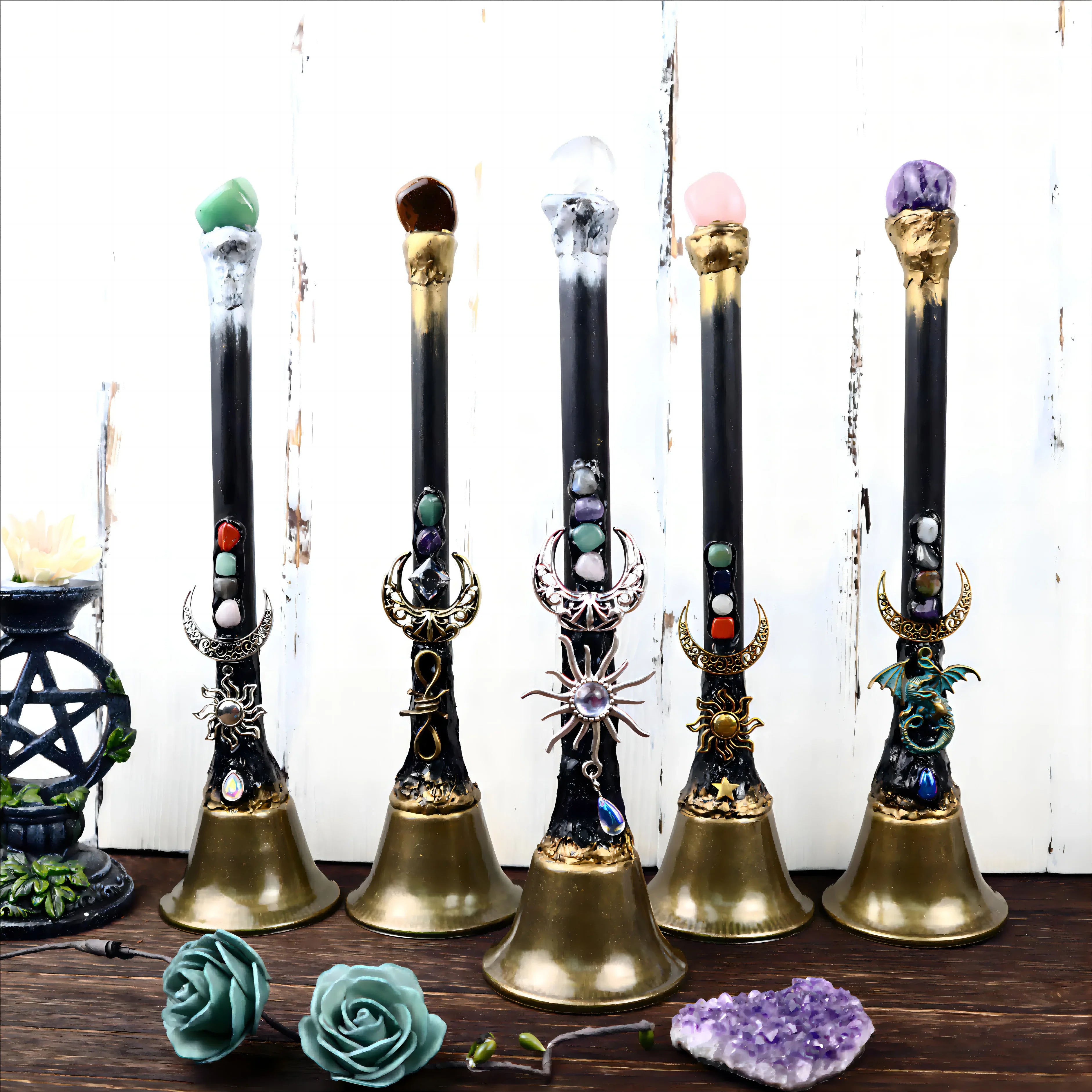 Crystal Charm Altar Bells