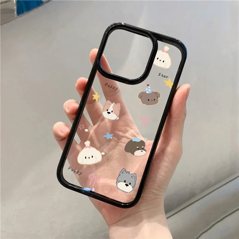 Cute Animals Clear Phone Case