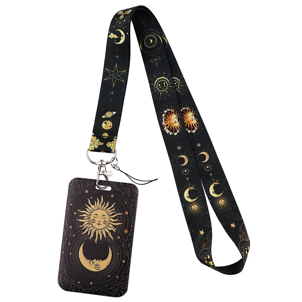 Witchy Lanyard Key Ring Badge