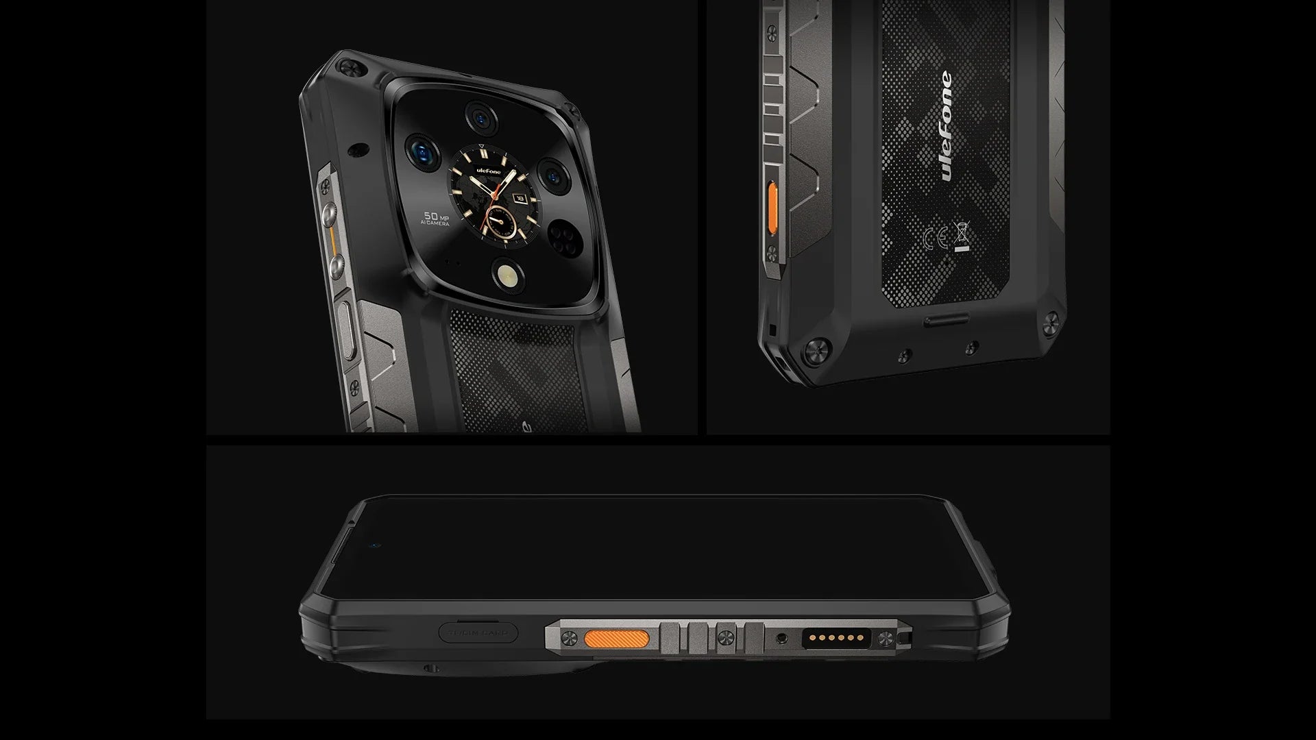 Ulefone Armor 28 Ultra 5G AI Rugged Phone 1TB ROM+32GB RAM Android Smartphone AMOLED 6.67" 10600mAh