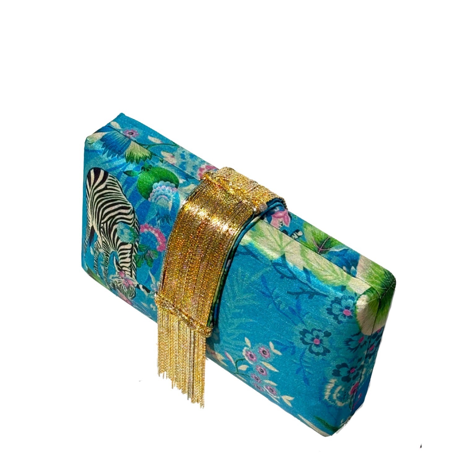 Safari Fringe Clutch