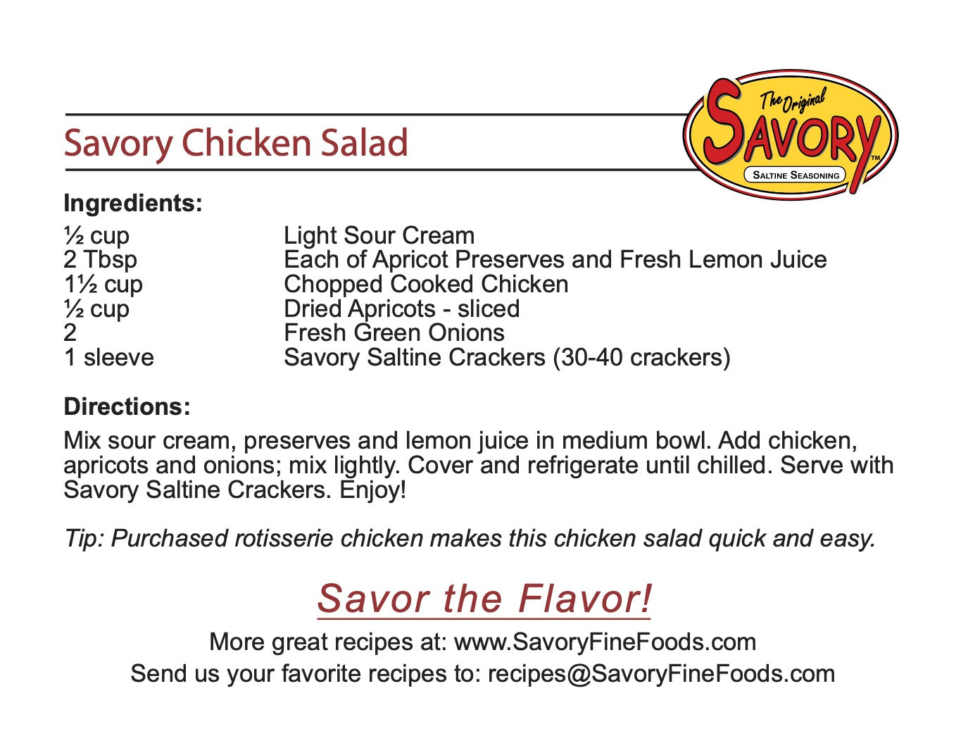 Savory Party Cracker Seasonings | 6 Flavors