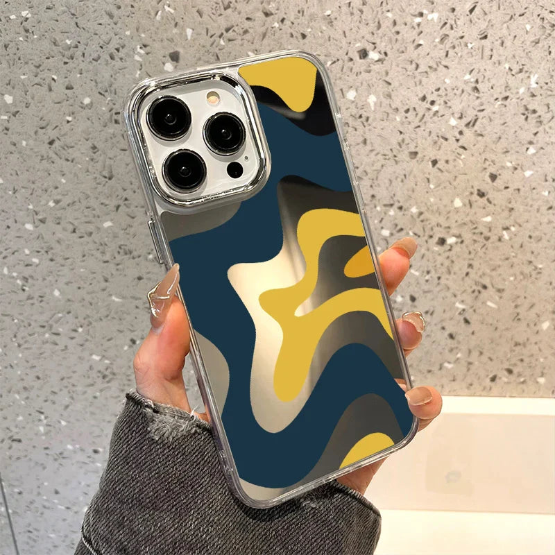 Swirl Pattern Mirror Phone Case