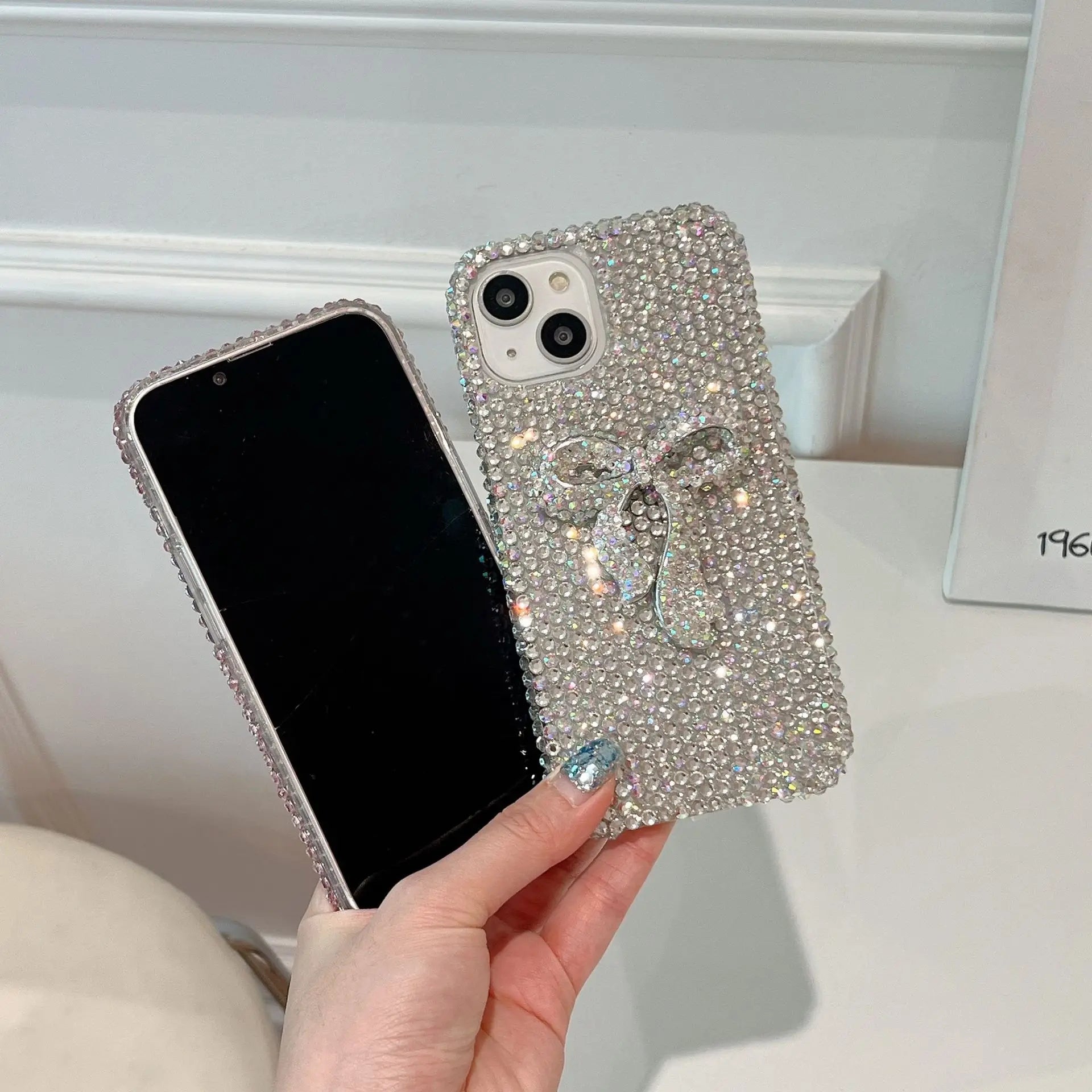 Luxury Full Diamond Bow Sparkling Cute Phone Case