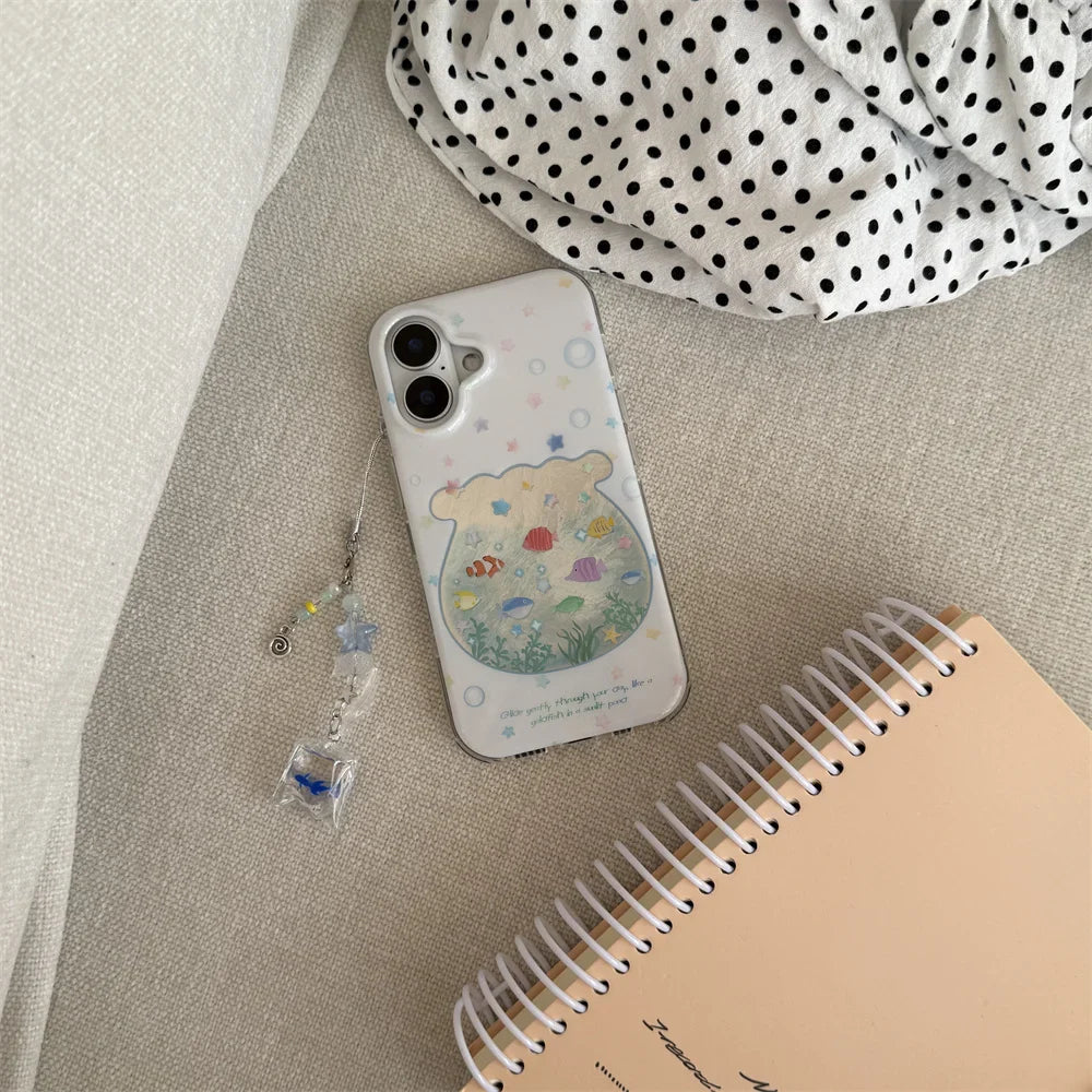 Cute Stars Fish Phone Case