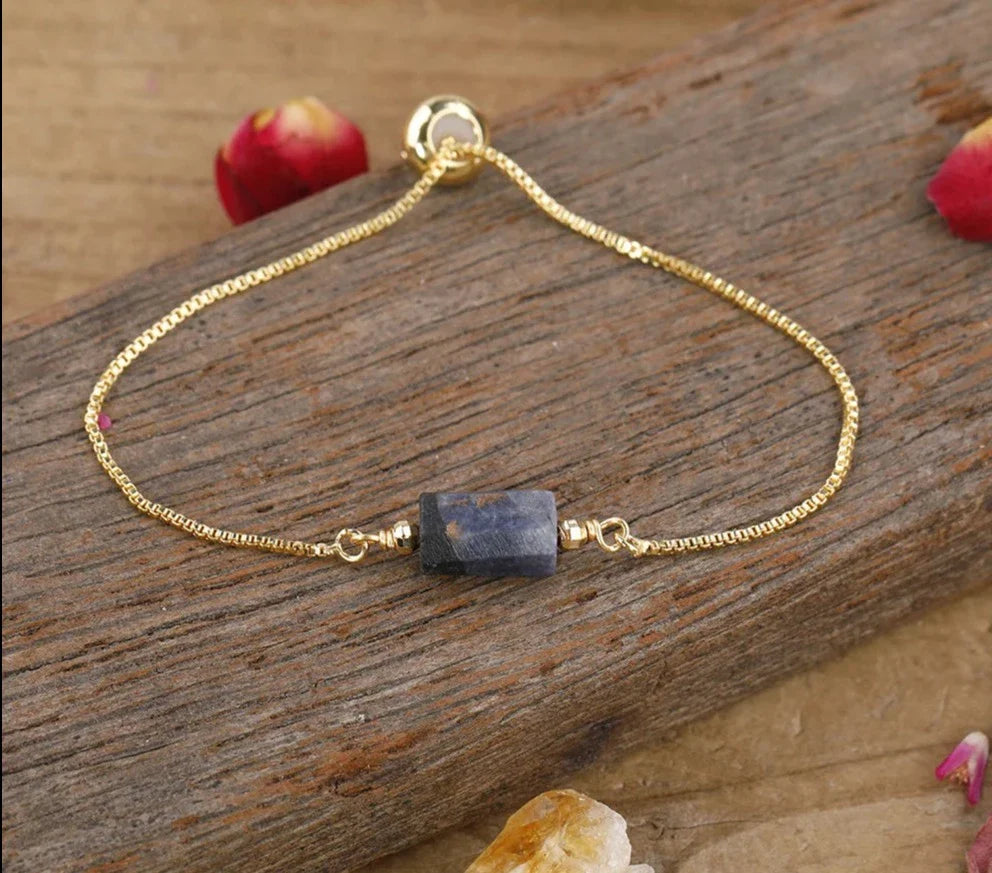 Chunky Assorted Crystal Gold Bracelets