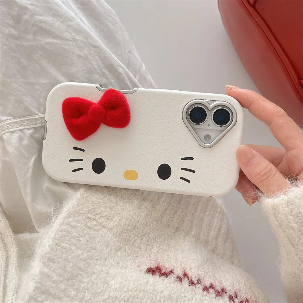 Fashion Hello Kitty Pattern Horizontal Phone Case
