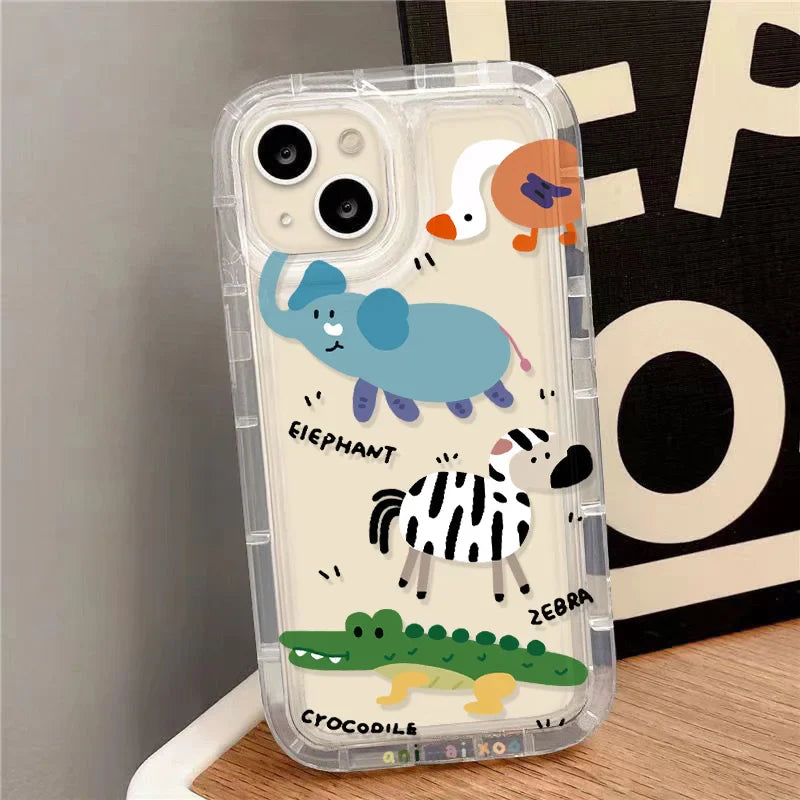 Cute Cartoon Animals Phone Case
