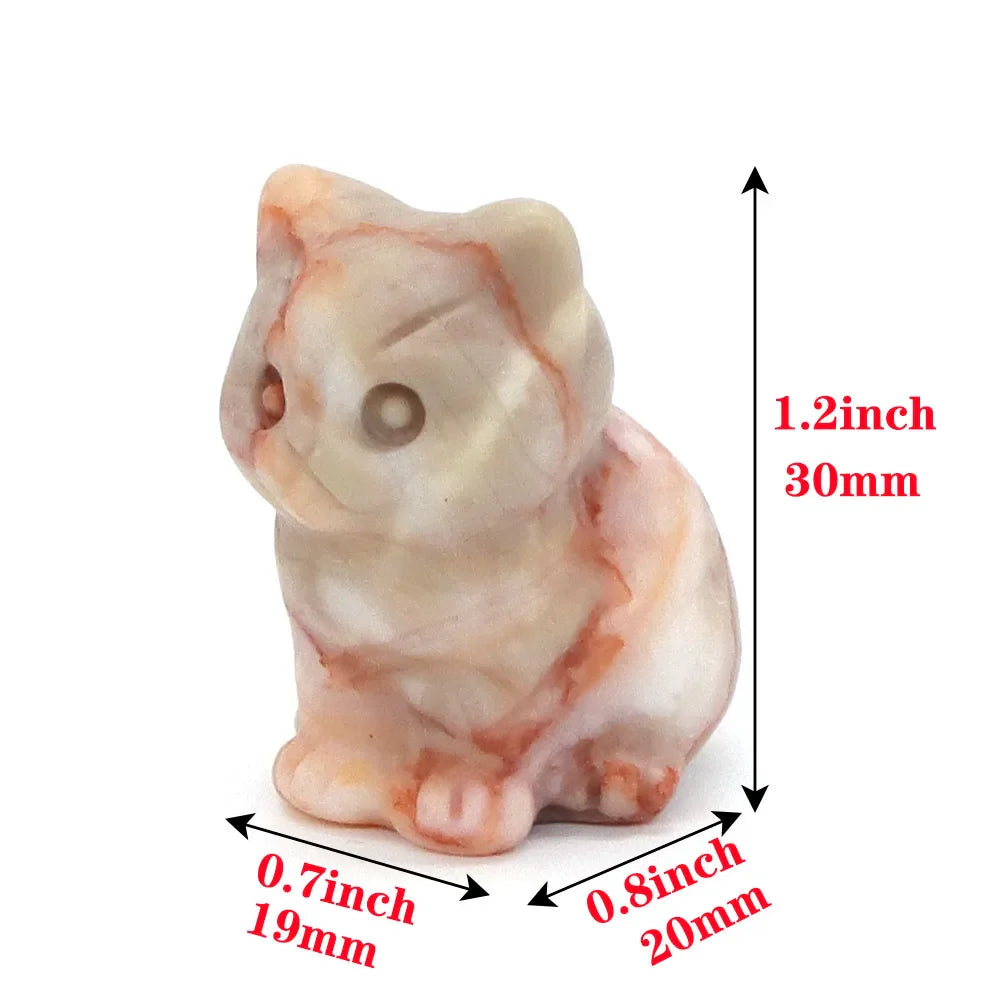 Crystal Cat Statue