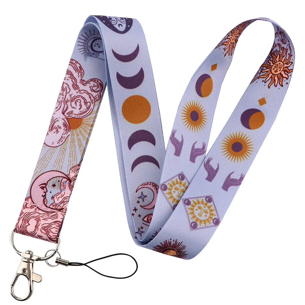 Witchy Lanyard Key Ring Badge