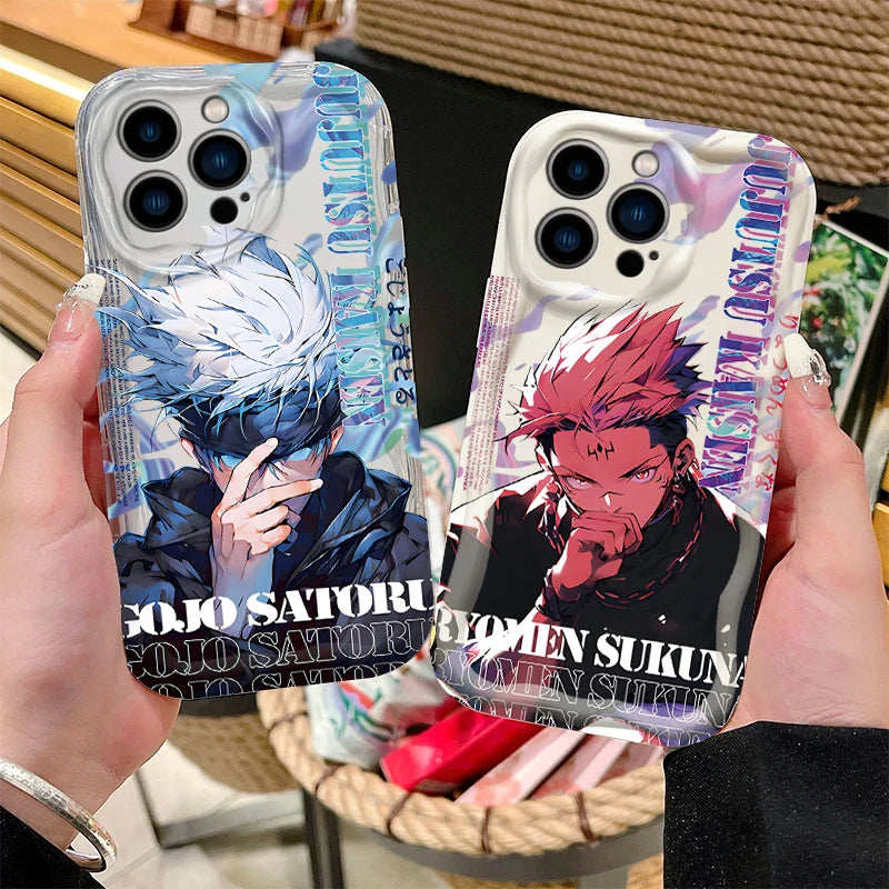 Jujutsu Kaisen Gojo Satoru Soft Wave Phone Case For iPhone