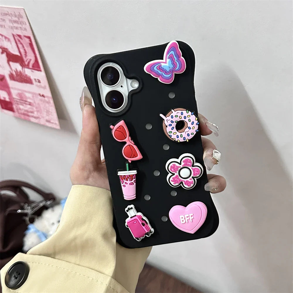 Crocs Funny Cartoon Girl Lovely Phone Case