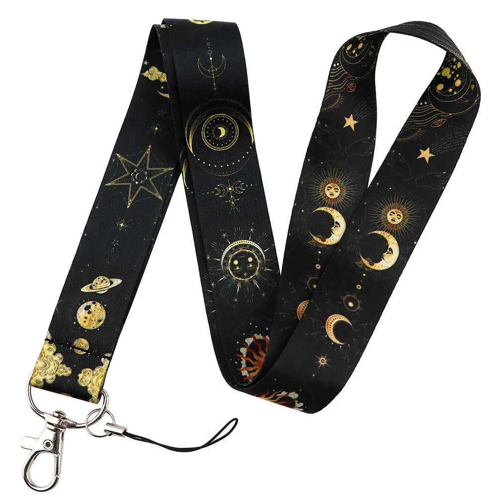 Witchy Lanyard Key Ring Badge