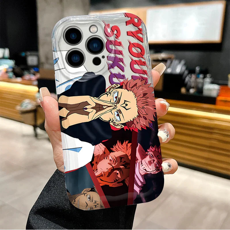 Jujutsu Kaisen Gojo Satoru Soft Wave Phone Case For iPhone