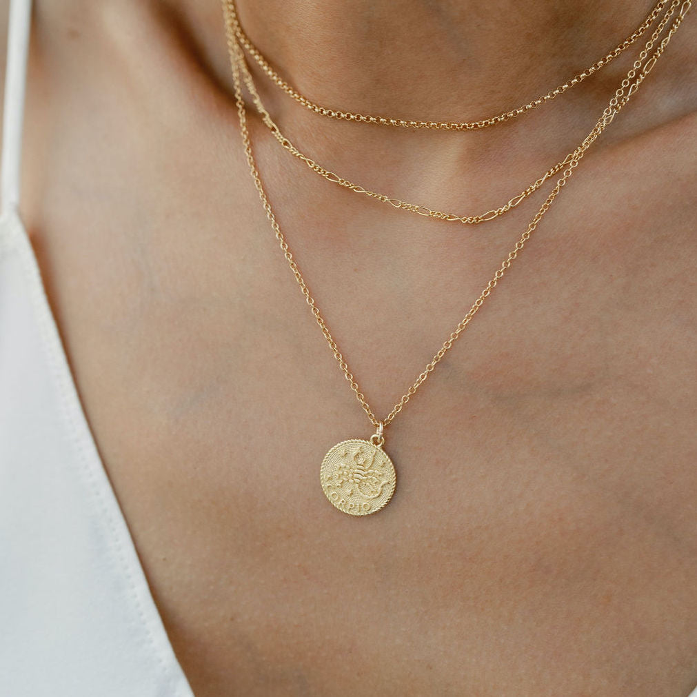 Scorpio Zodiac Necklace