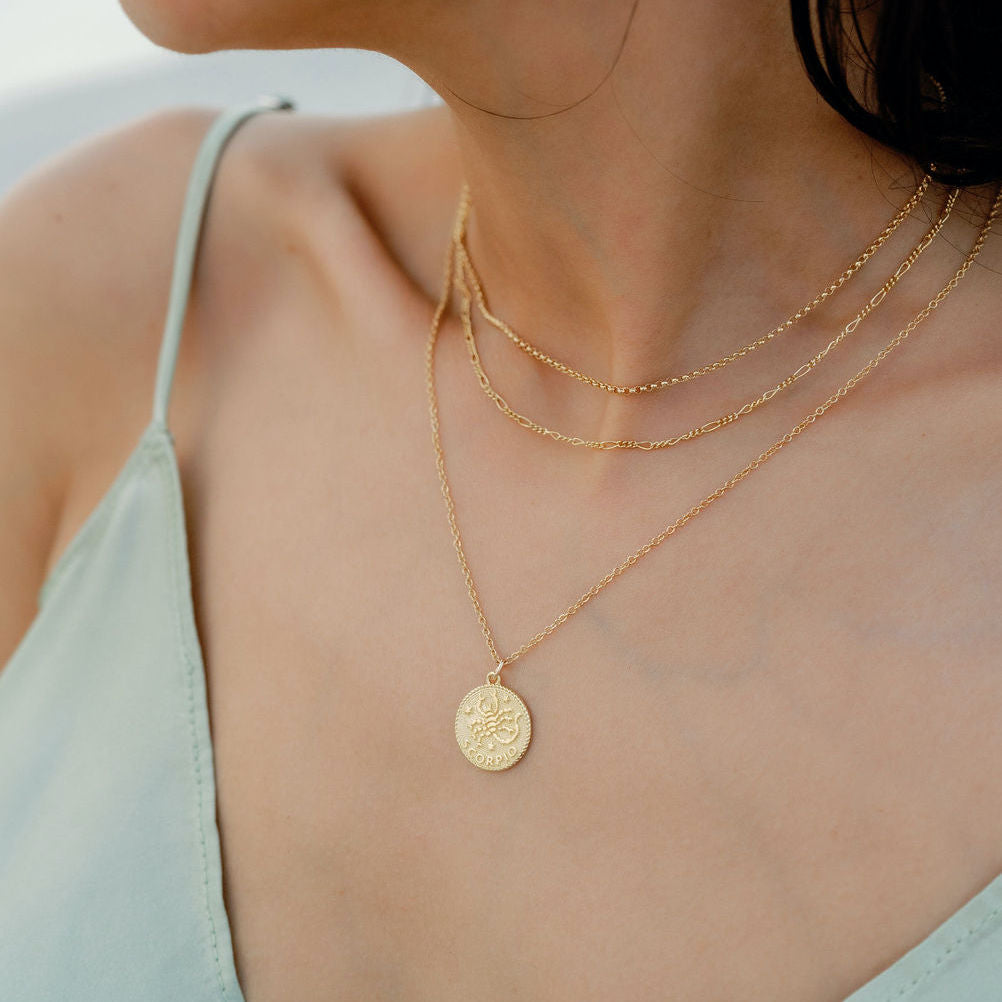 Scorpio Zodiac Necklace