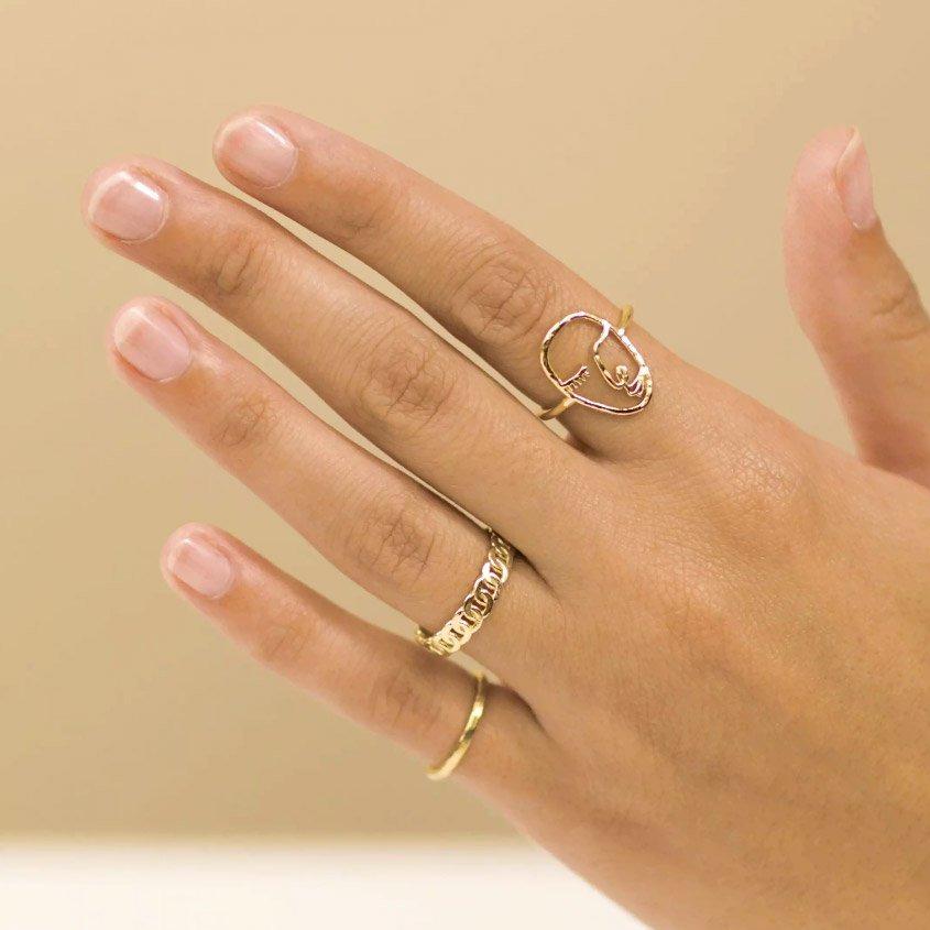 Hammered Band Ring