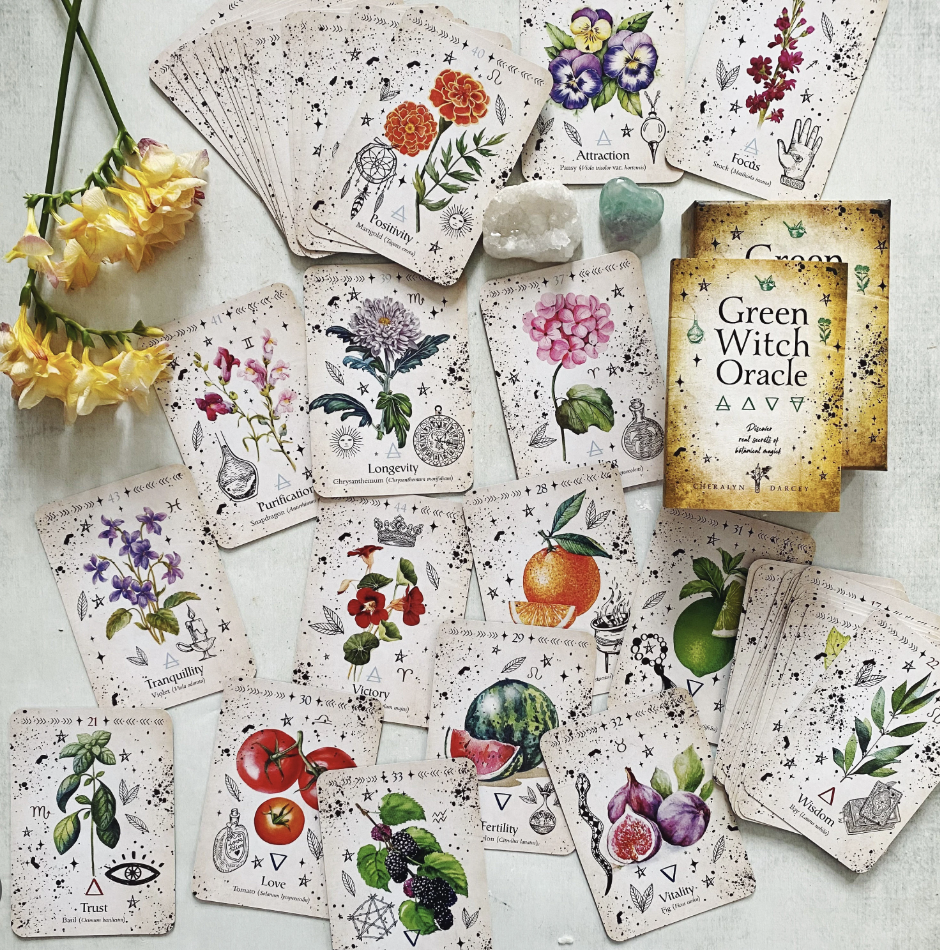 Green Witch Oracle Cards Deck