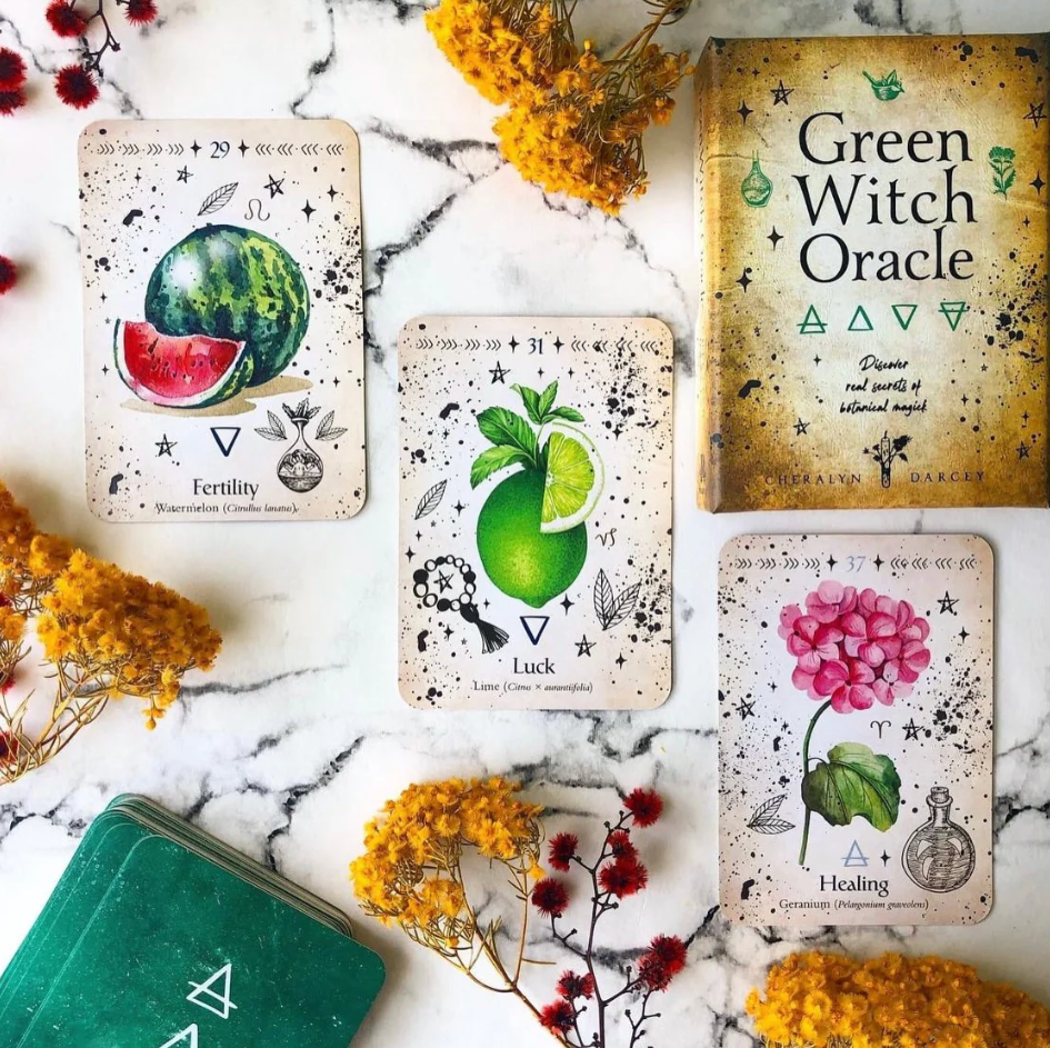 Green Witch Oracle Cards Deck