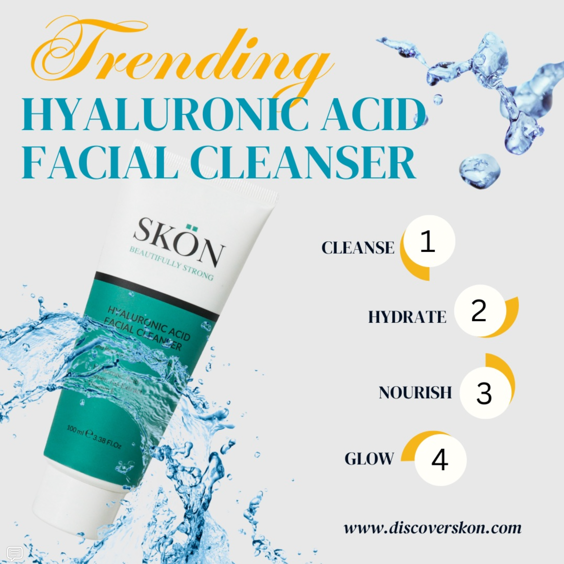 Hyaluronic Acid Facial Cleanser