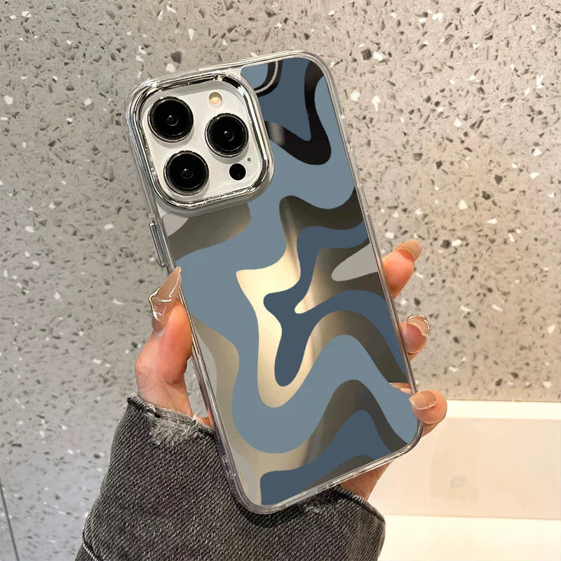 Swirl Pattern Mirror Phone Case