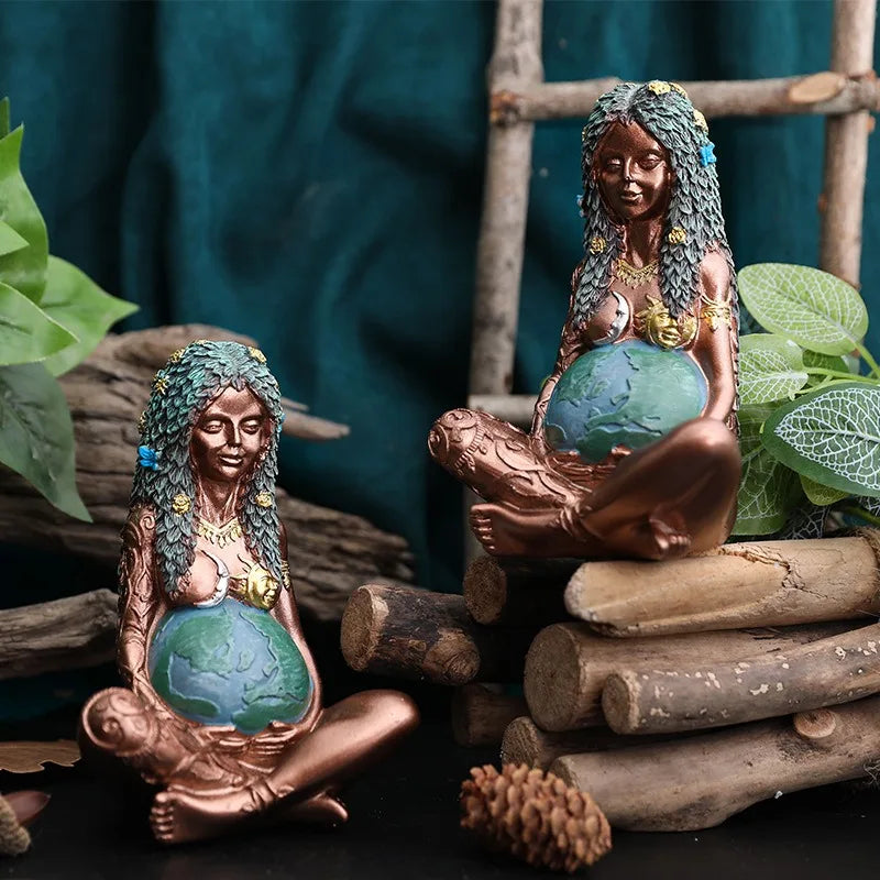 Mother Earth Gaia Statue