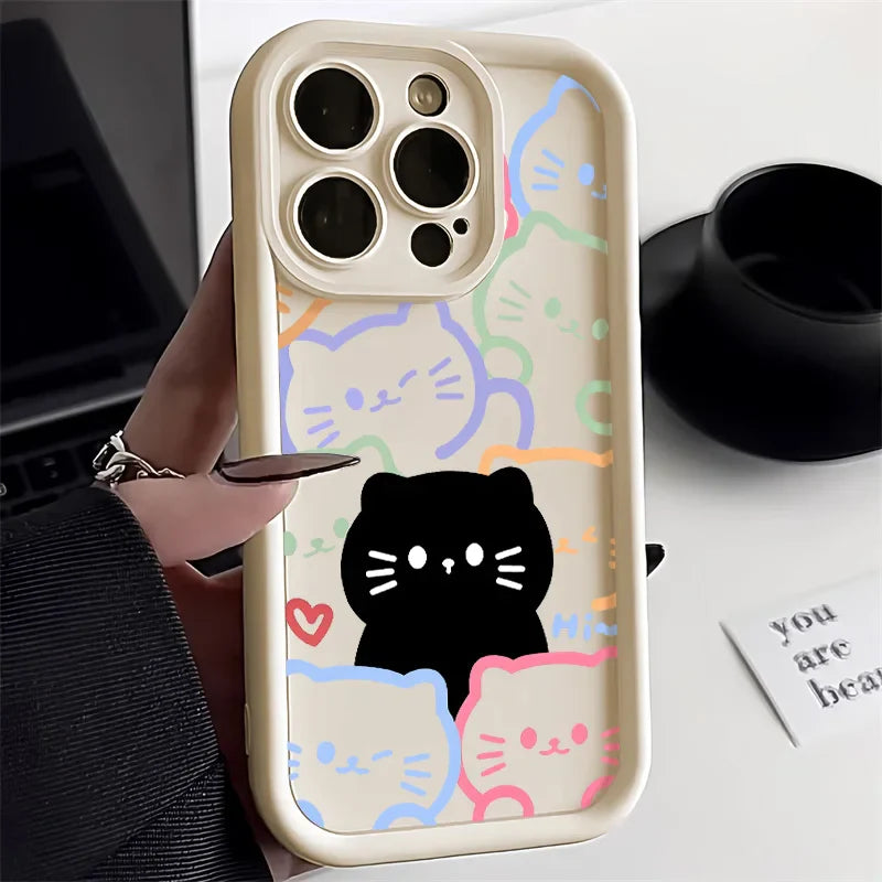 Black Cat Phone Case