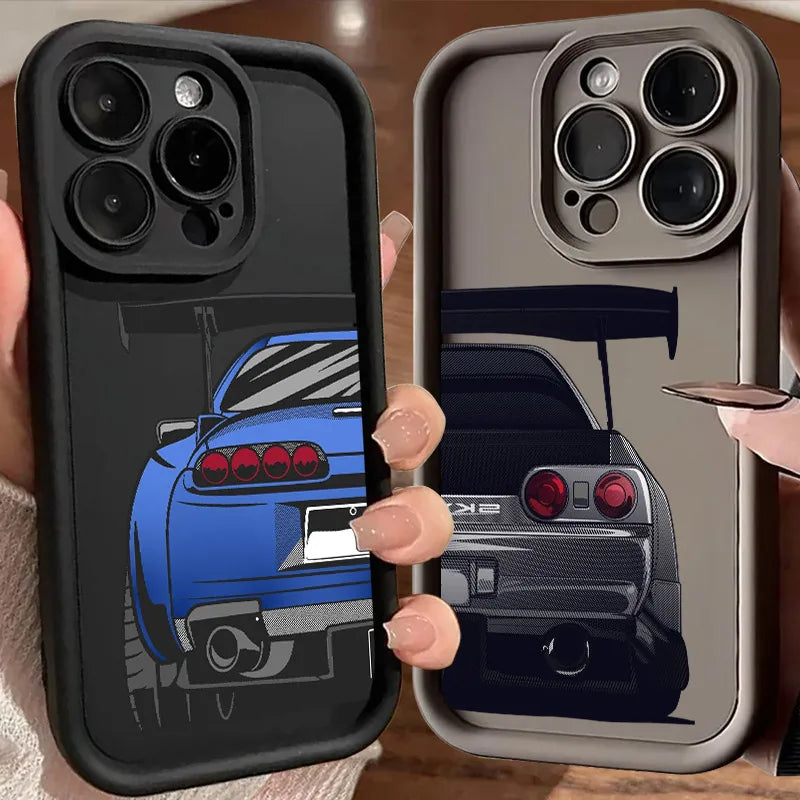 Cartoon Tokyo JDM Male Car Phone Case