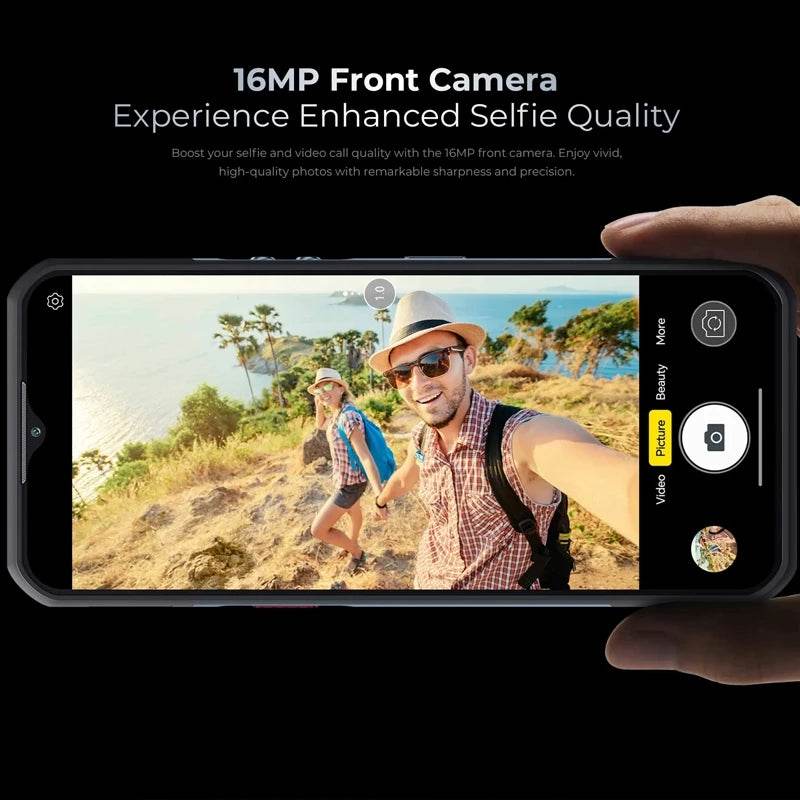 Oukitel WP35 S Rugged Phone 6GB+256GB 6.56'' 11000mAh Android 14 NFC OTG 4G Smartphone